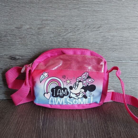 Disney Minni Mouse 'I am awesome' Crossbody Bag - Picture 1 of 5